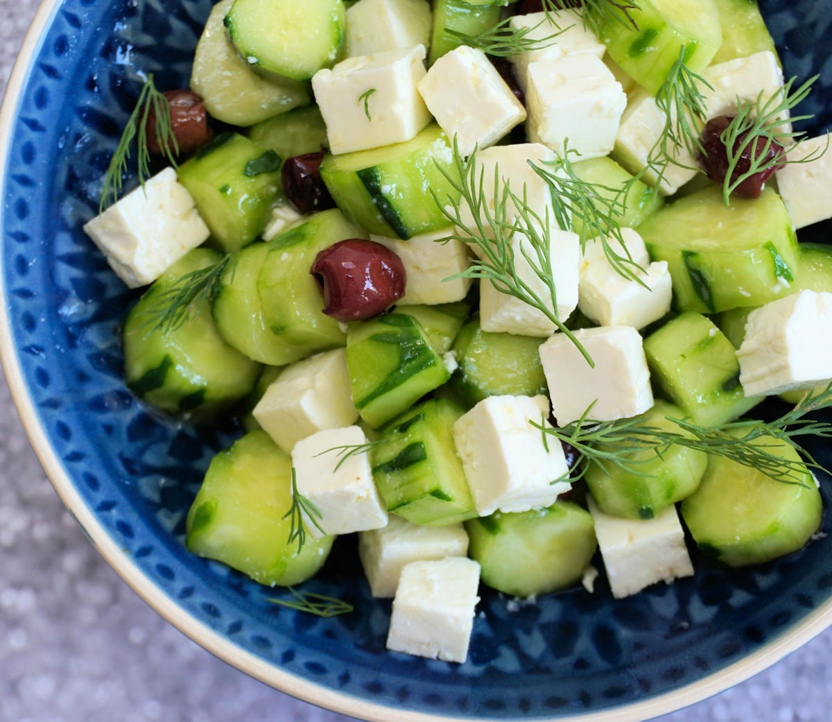 Cucumbers With Feta And Honey Recipe Cuisine Fiend